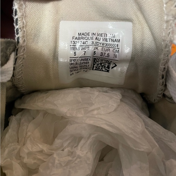 Converse Chuck Taylor All Star Low Top Black Leather Sneakers Wen 7 Men 5 - Picture 12 of 13